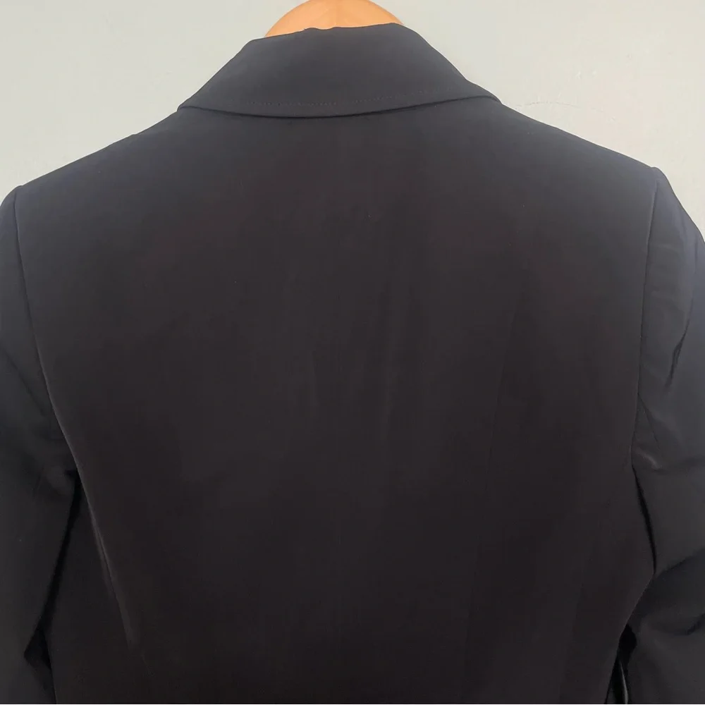 Ted Baker Working‎ Title Jacket Blazer Lined Button Closure Black Size 2